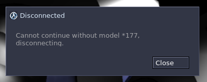Cannot continue without model